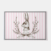 Paillasson Lapin Rose Pays Français (Devant)