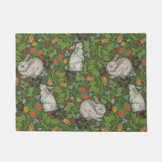 Paillasson Lapins dans le mat Briar Patch Doormat (Devant)