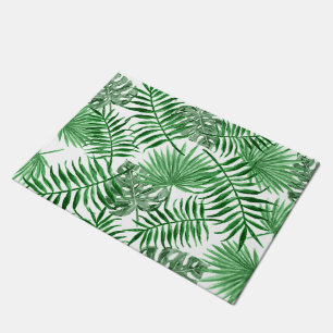 Paillasson L'art de l'aquarelle d'été des Feuilles de la pa