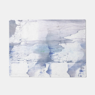 Paillasson L'art gris-bleu