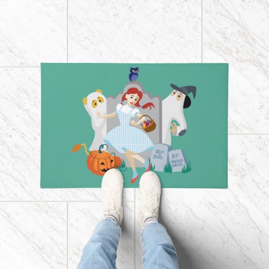 Paillasson L'Assistant D'Oz™ | Dorothy Halloween Joyeuse Dans (Intérieur)
