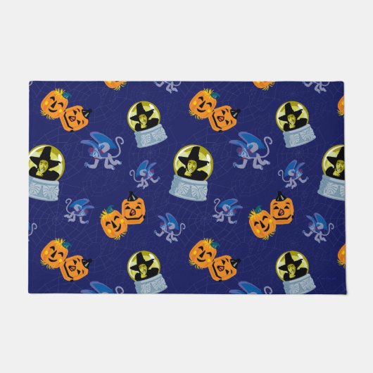 Paillasson L'Assistant D'Oz™ | Motif de la sorcière d'Hallowe (Devant)
