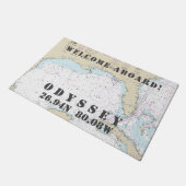 Paillasson Latitude de navigation Longitude 🌊 ⚓ Floride Naut (Incliné)