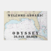 Paillasson Latitude de navigation Longitude 🌊 ⚓ Floride Naut (Devant)