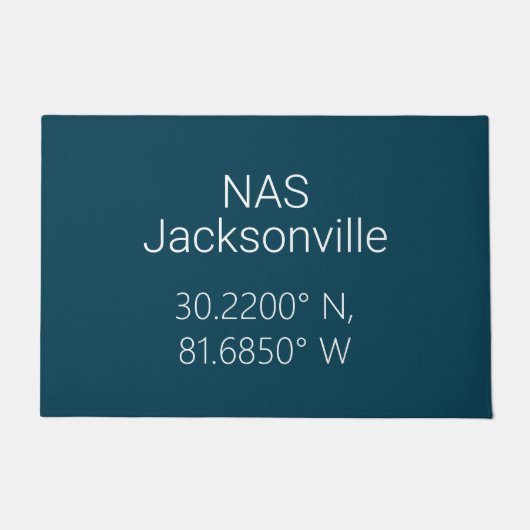 Paillasson Latitude Longitude NAS Jacksonville (Devant)