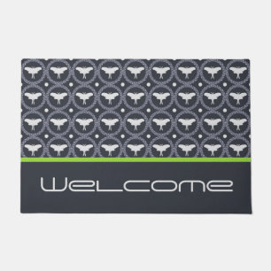 Paillasson Laurel Wreath & Luna Moth