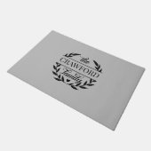 Paillasson Laurel Wreath Porte personnalisée Mat (Incliné)