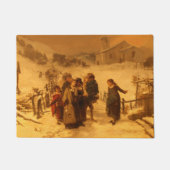 Paillasson L'avalanche (par Gerolamo Induno) (Devant)