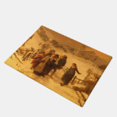 Paillasson L'avalanche (par Gerolamo Induno) (Incliné)