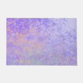 Paillasson Lavande psychédélique Purple Neon Pastel Abstrait (Devant)