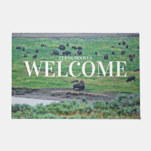 Paillasson Le bison américain (Devant)