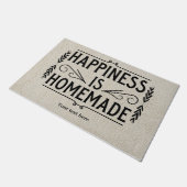 Paillasson Le Bonheur est fait maison (Incliné)