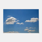 Paillasson Le ciel est bleu et les nuages blancs passent (Devant)