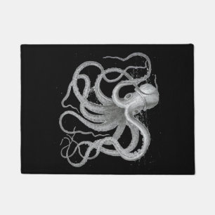 Paillasson Le cru nautique de poulpe de steampunk kraken la