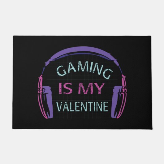 Paillasson Le jeu est mon Saint-Valentin (Devant)