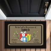Paillasson Le Meilleur cadeau est un Noël personnalisé pour l