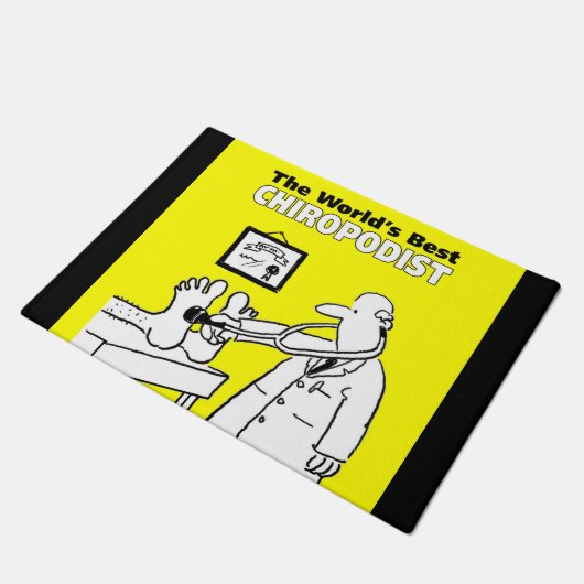 Paillasson Le meilleur chiropodiste du monde (Incliné)