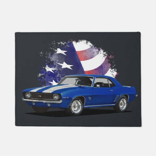 Paillasson Le Muscle Américain Tête Sur (Devant)