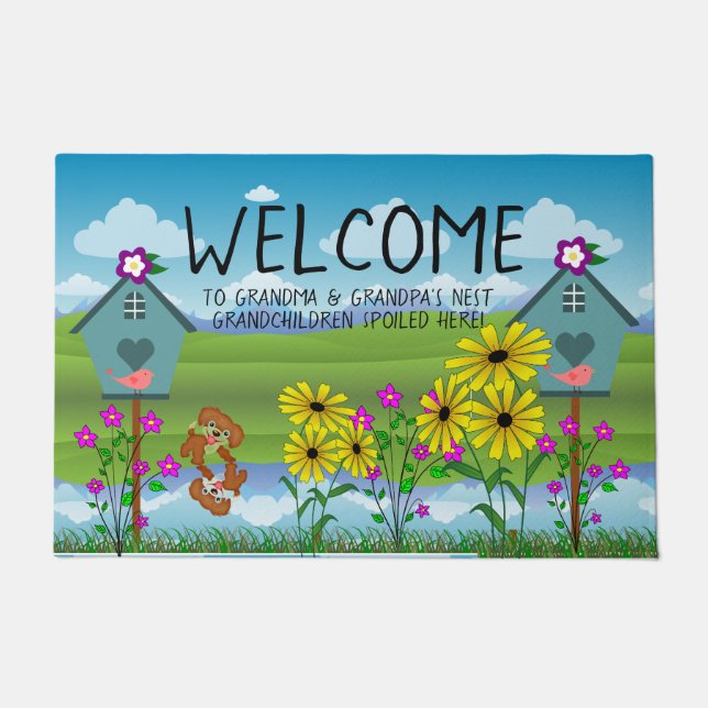 Paillasson Le Nid de grand-mère et grand-père (Devant)