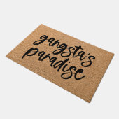 Paillasson Le paradis fou de Gangsta Mat Doormat (Incliné)