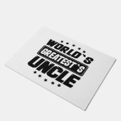 Paillasson Le plus grand oncle du monde (Incliné)