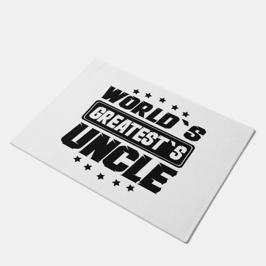 Paillasson Le plus grand oncle du monde (Incliné)