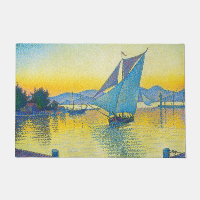 Paillasson Le port au coucher du soleil, Signac (Devant)