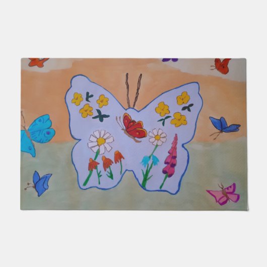 Paillasson Le rêve papillon (Devant)