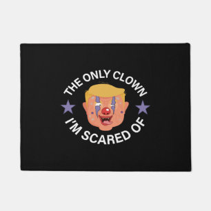 Paillasson Le seul clown dont j'ai peur, Halloween anti-Trump