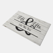 Paillasson Le tout nouveau Mariage M. & Mme Gift (Incliné)