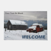 Paillasson Le vieux camion rouge (Devant)