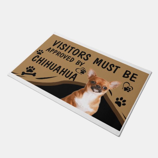 Paillasson Le Visiteur Doit Être Approuvé Par Springer Chihua (Incliné)