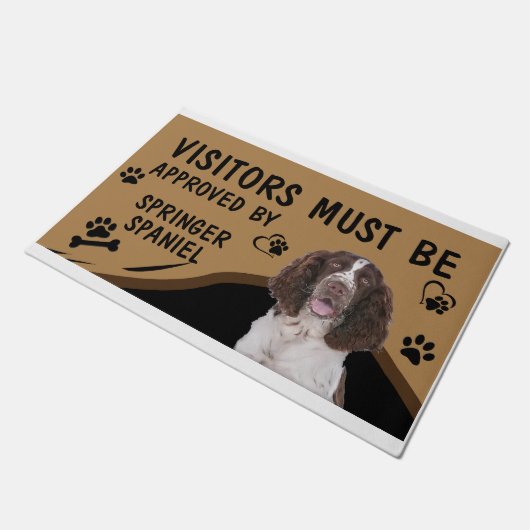 Paillasson Le Visiteur Doit Être Approuvé Par Springer Spanie (Incliné)