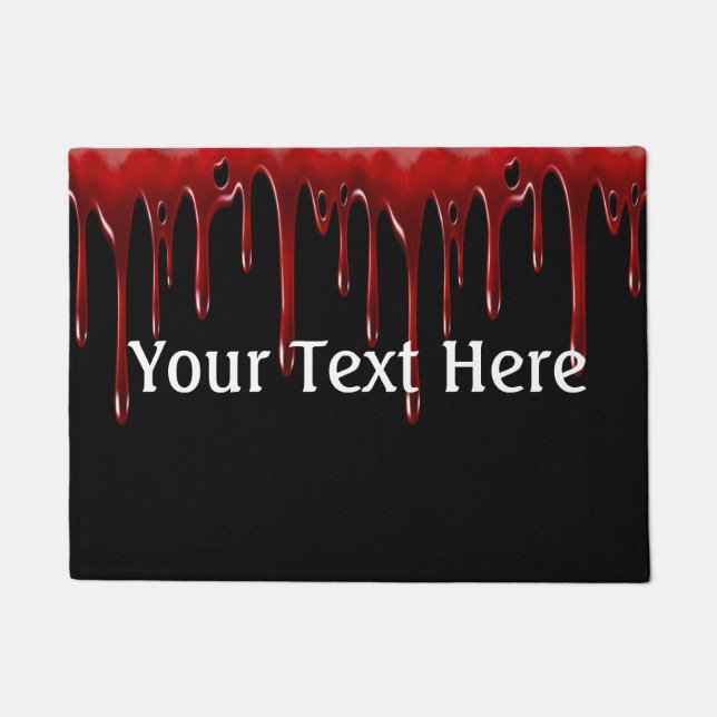 Paillasson Lecteurs de sang tombés Noir (Devant)