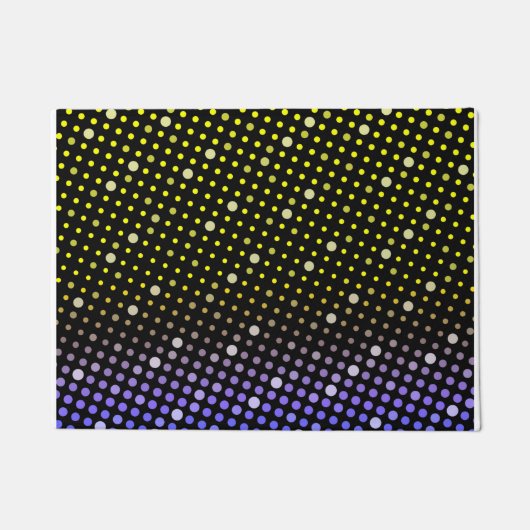 Paillasson L'Elegant Neon Glowing polka (Devant)