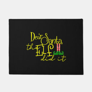 Paillasson L'Elfe De Noël L'A Fait