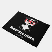 Paillasson Leon Bear Kon'nichiwa Japonais (Incliné)