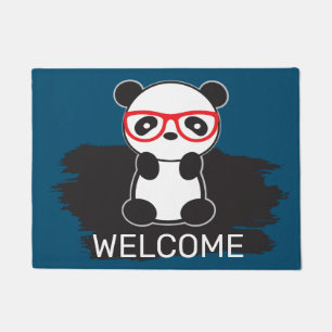 Paillasson Leon Le Panda Bear Welcome Mat