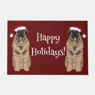 Paillasson Leonberger Noël de vacances