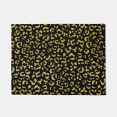 Paillasson Leopard d'or, Parties scintillant d'or, Motif de l (Devant)