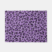 Paillasson Leopard Print, Léopard Spots, Purple Leopard (Devant)