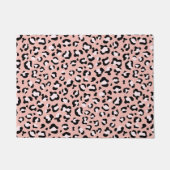 Paillasson Léopard Print, Léopard Spots, Rose Léopard (Devant)