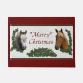 Paillasson Les amateurs de Cheval de Noël Mare-y (Devant)