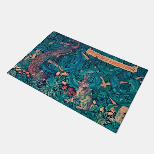 Paillasson Les animaux dans la forêt, William Morris (Incliné)