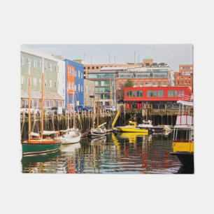Paillasson Les bateaux ont amarré Portland, Maine