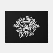 Paillasson Les Bonnes Choses Viennent À Ceux Qui Fabriquent (Devant)