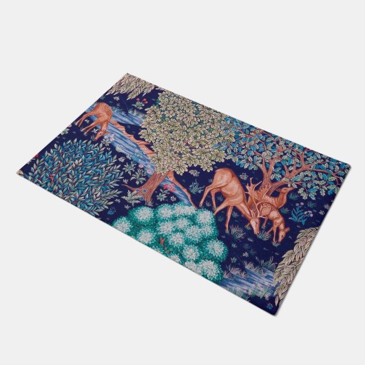 Paillasson Les cerfs dans la forêt, William Morris (Incliné)
