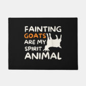 Paillasson Les chèvres évanouies sont mon esprit animal drôle (Devant)