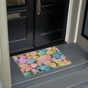 Paillasson Les coeurs de conversation de Saint Valentin