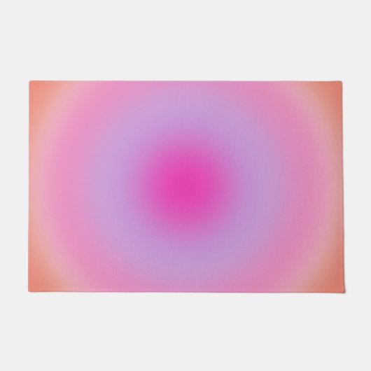 Paillasson Les Couleurs 01 Aura Orange Et Rose (Devant)